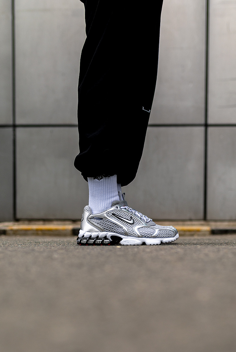 2020 Women Nike Air Zoom Spiridon Caged 2 Grey White Shoes - Click Image to Close